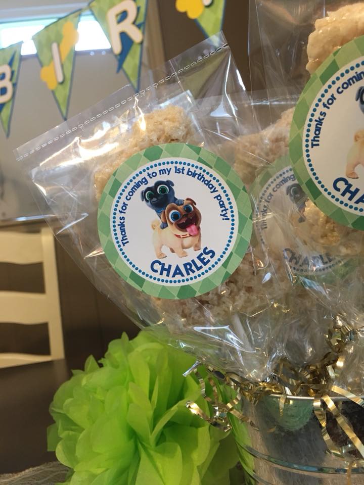 PUPPY DOG PALS Personalized Stickers for Gift Bags, Party Favors! Printed or Digital!