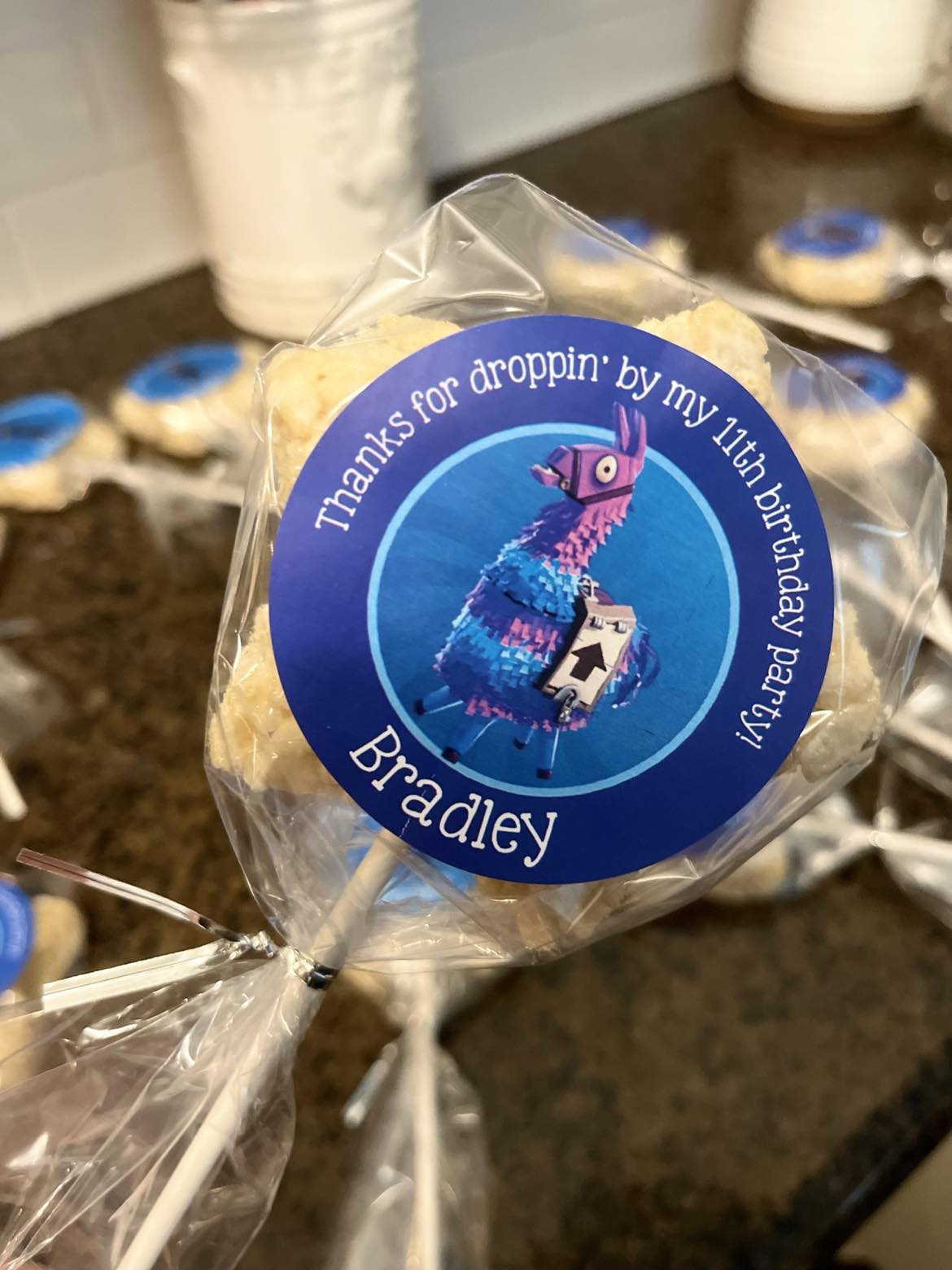 FORTNITE Party Digital or Printed Custom Stickers for Gift Bags, Party Favors!