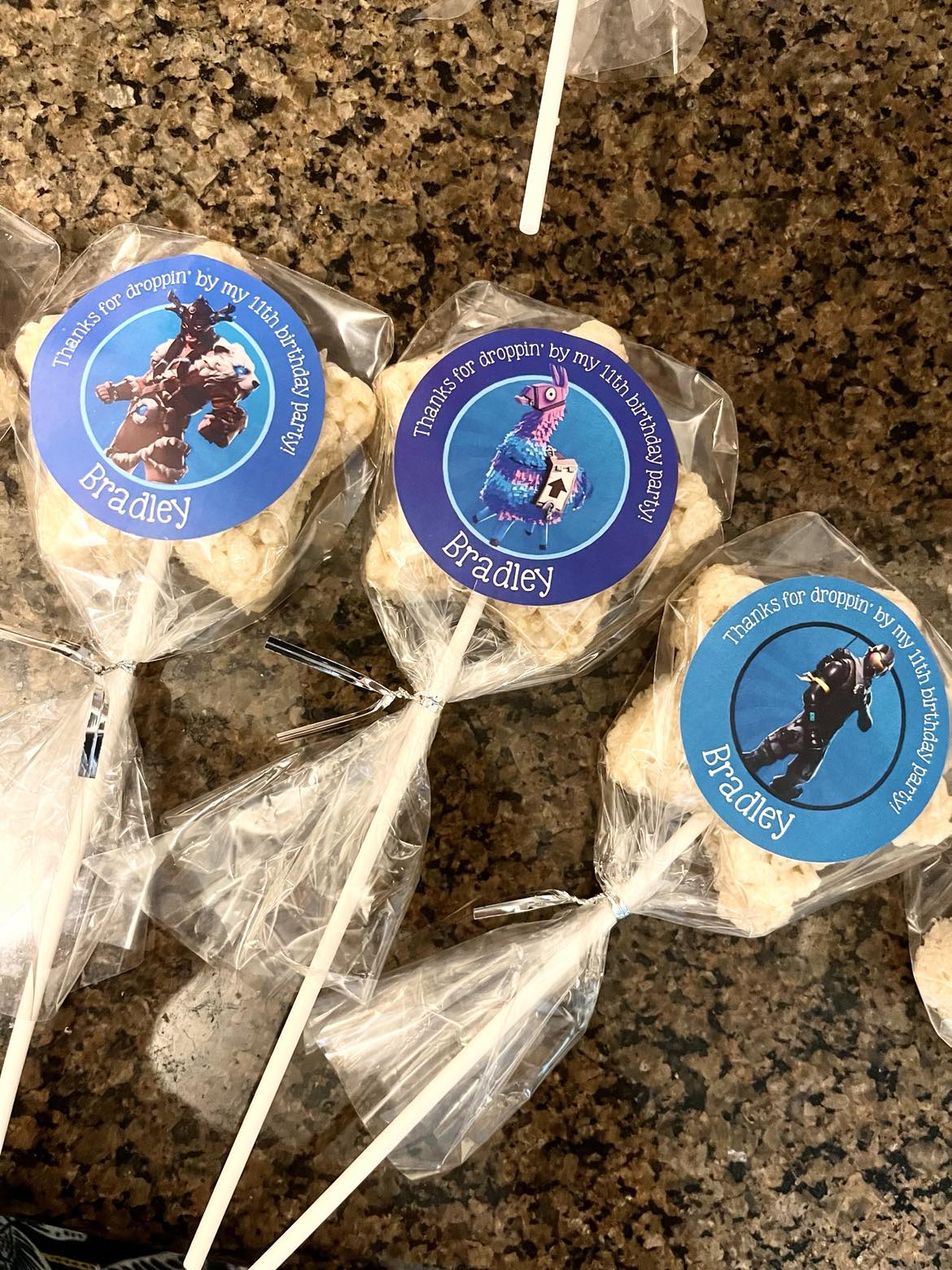 FORTNITE Party Digital or Printed Custom Stickers for Gift Bags, Party Favors!