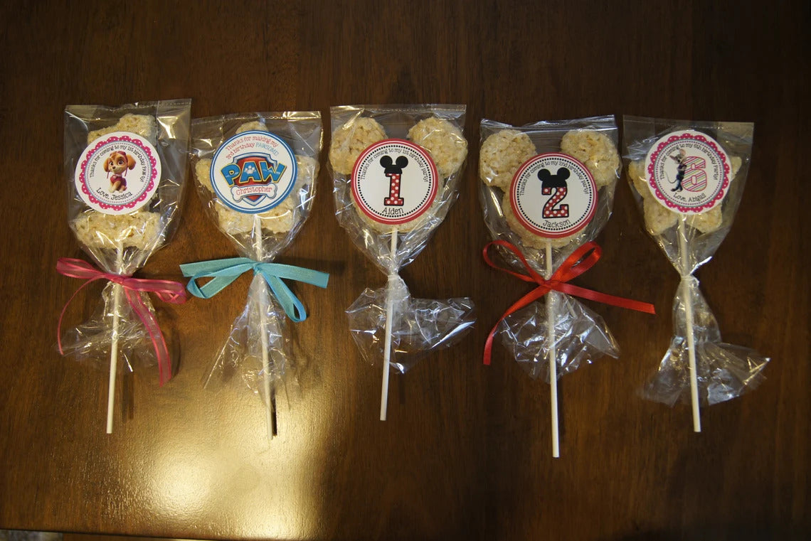 PAW PATROL Girl Personalized Stickers for Gift Bags, Party Favors! Skye, Everest - Printed or Digital!
