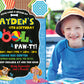 PAW PATROL Pool and Swim Party Birthday Invitation with or without Photo - Printed or Digital File!