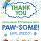 PAW PATROL Boy Digital or Printed Thank You Card with or without Photo!