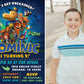 DOGMAN Birthday Party Invitation with or without Photo - Printed or Digital File!