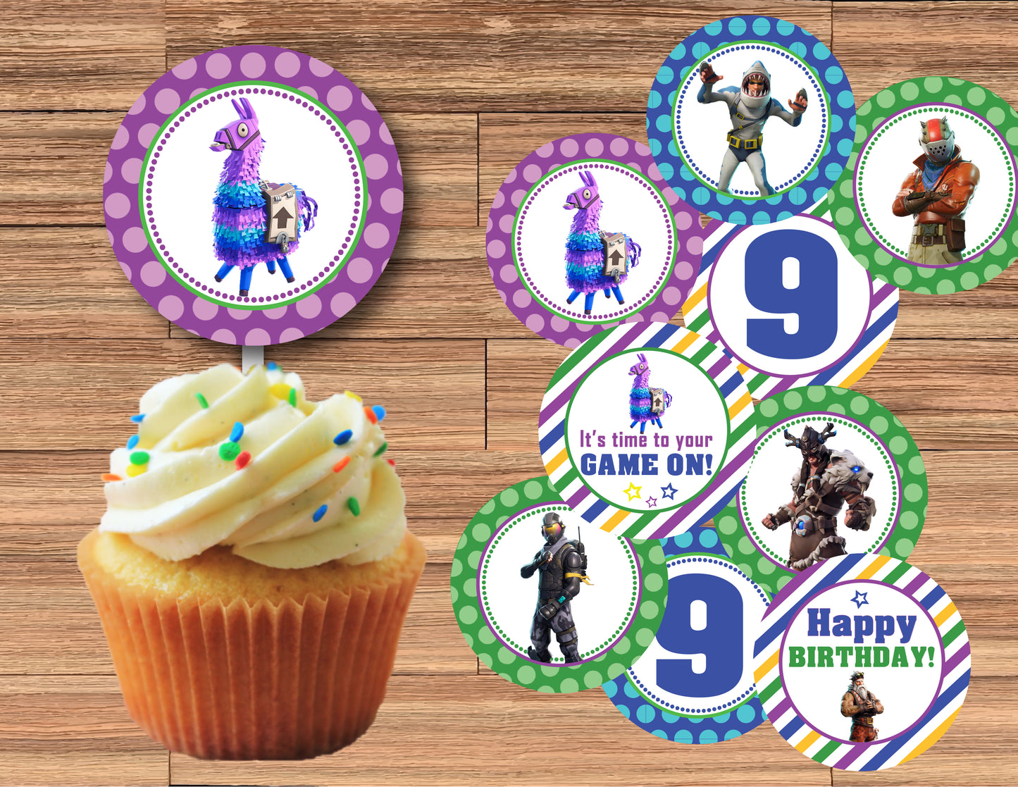 FORTNITE Cupcake Toppers! 2 Inch or 2.5 Inch! Digital OR Printed & Ful – BinvitedDesigns fortnite-cupcake-toppers-2-inch-or-2-5-inch-digital-or-printed-ful-binviteddesigns