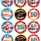 GO KART Cupcake Toppers! 2 Inch or 2.5 Inch! Digital OR Printed & Fully Assembled!