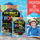 PAW PATROL Pool and Swim Party Birthday Invitation with or without Photo - Printed or Digital File!