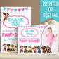 PAW PATROL Girl Digital or Printed Thank You Card with or without Photo!