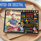 Custom PAW PATROL Digital or Printed Chalkboard Birthday Party Invitation with Photo!