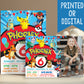 POKEMON Pikachu Birthday Party Invitation with or without Photo - Printed or Digital File!