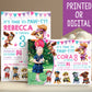 Girl PAW PATROL Mighty Pups Birthday Party Invitation with or without Photo - Printed or Digital!