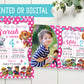 PAW PATROL Digital or Printed PINK Polka-dot Birthday Party Invitation with or without Photo!