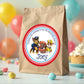 PAW PATROL Custom Stickers for Gift Bags, Party Favors! Printed or Digital! Marshall, Chase, Zuma, Rubble!