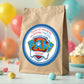 PAW PATROL Shield Printed or Digital Custom Birthday Party Stickers for Gift Bags, Party Favors!