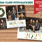 Holiday Merry Christmas Card Digital or Printed with Photos and FREE Backside!