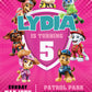 PAW PATROL Pink Mighty Pups Birthday Party Invitation with or without Photo - Printed or Digital File!