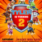 PAW PATROL Orange Mighty Pups Birthday Party Invitation with or without Photo - Printed or Digital File!