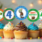 PLANTS VS. ZOMBIES Cupcake Toppers! 2 Inch or 2.5 Inch! Digital OR Printed & Fully Assembled!