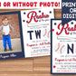 BASEBALL Rookie of the Year Birthday Digital or Printed Invitation with or without Photo!