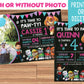 PAW PATROL Girl Digital or Printed Chalkboard Birthday Party Invitation with or without Photo!