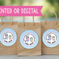 BLUEY Swim Pool Party Digital or Printed Custom Stickers for Gift Bags, Party Favors! Bluey and Bingo!