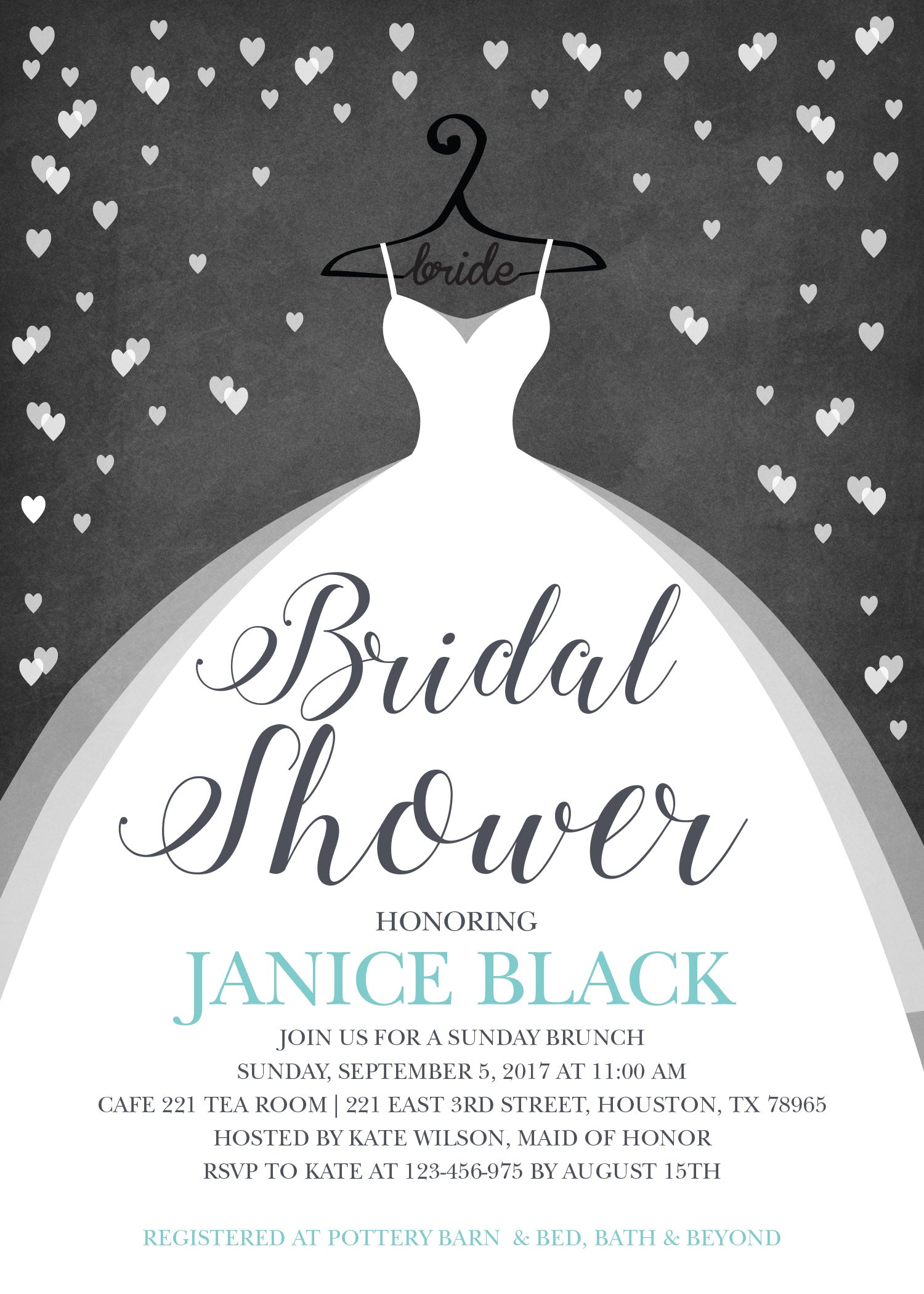 BRIDAL SHOWER Wedding Dress Invitation, Choose Your Background! Printed or Digital! BRIDAL SHOWER Wedding Dress Invitation, Choose Your Background! Printed or Digital!