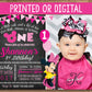 Adorable MINNIE MOUSE Birthday Invitation with Photo! Printed or Digital!