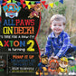 PAW PATROL Custom Digital or Printed Birthday Party Invitation with or without Photo!