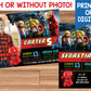 LEGO Avengers Superhero Printed or Digital Birthday Party Invitation with or Without Photo!