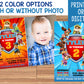 PAW PATROL Mighty Pups Birthday Party Invitation with or without Photo, Choose Color - Printed or Digital File!