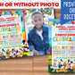 MICKEY MOUSE CLUBHOUSE Birthday Party Invitation with Photo! Printed or Digital!