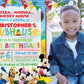 MICKEY MOUSE CLUBHOUSE Birthday Party Invitation with Photo! Printed or Digital!