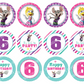 Girl CHUCK E. CHEESE Cupcake Toppers! 2 Inch or 2.5 Inch! Digital OR Printed & Fully Assembled!